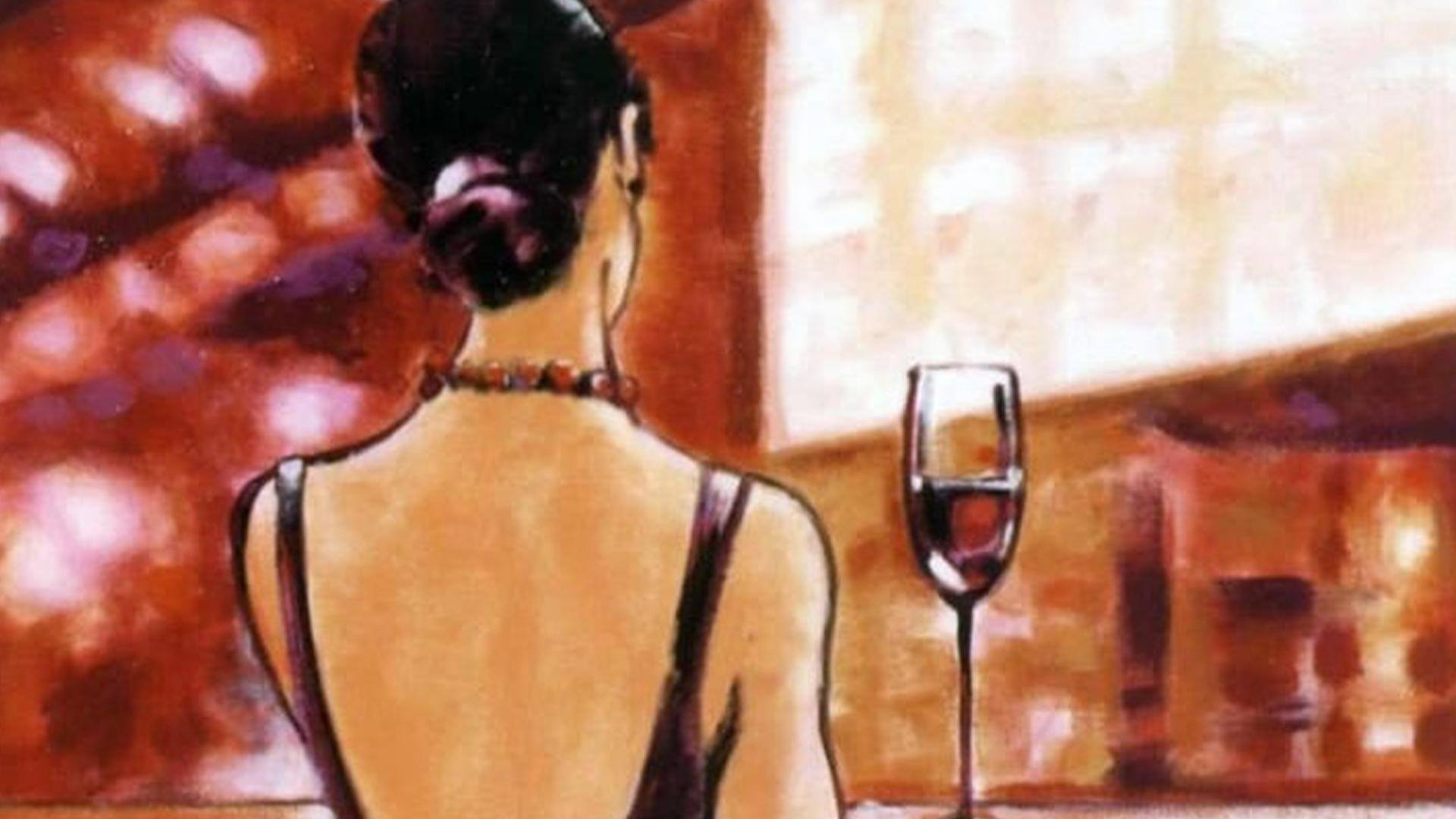 Resim - Bir Bar Taburesi Üstünde afişi
