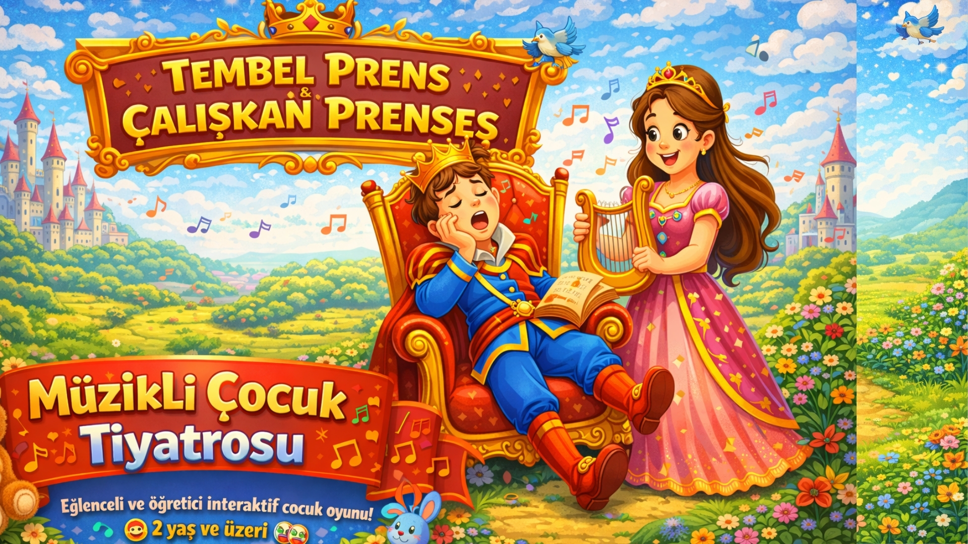 Tembel Prens & Çalışkan Prenses afişi