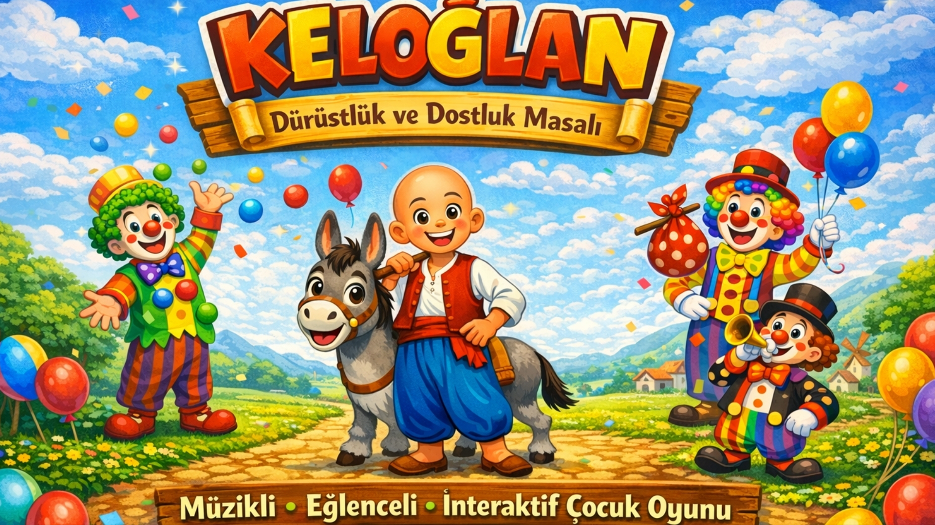 Keloğlan Dürüstlük Ülkesinde afişi
