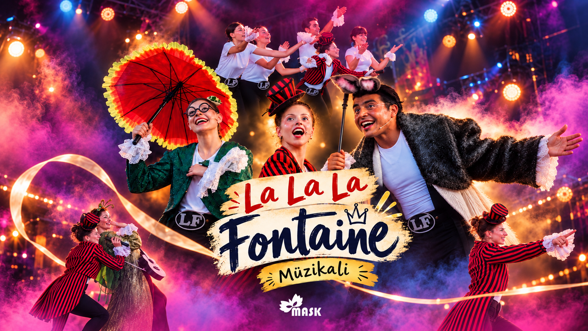 La La La Fontaine Müzikali afişi
