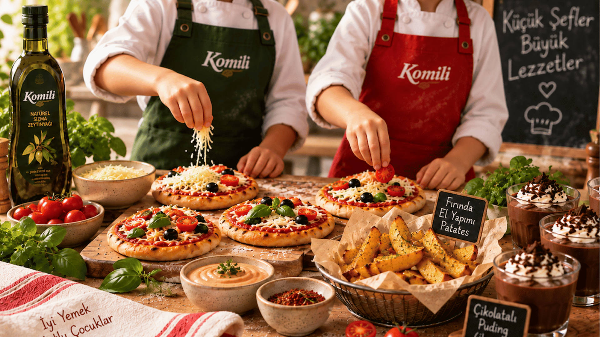 Komili Zeytinyağı İle Çocuk Şefler Mutfakta (7-10 Yaş) afişi