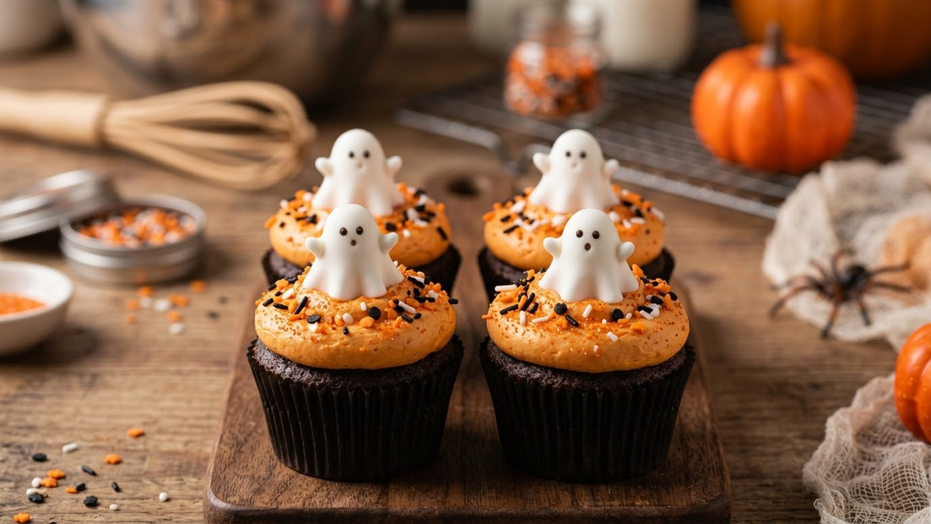 Hallowen Cupcake (9 - 15 Yaş) afişi