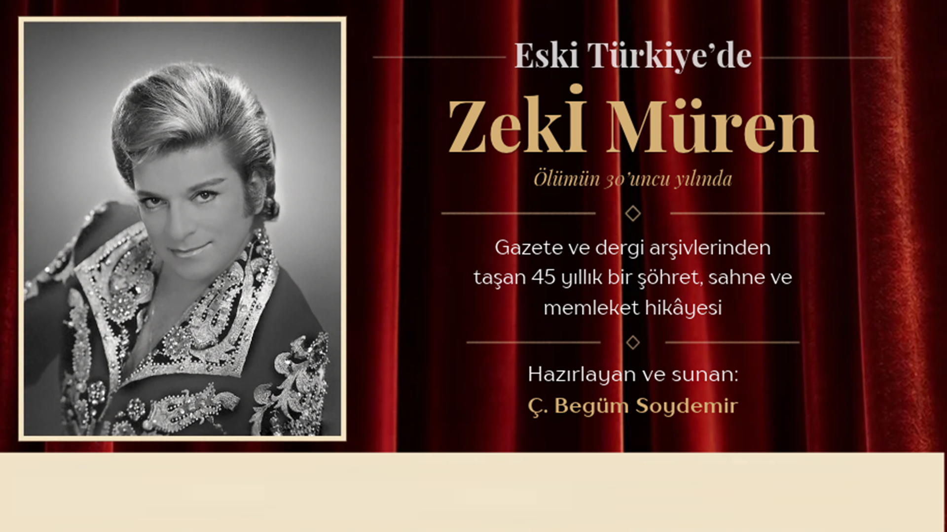 Eski Türkiye de Zeki Müren