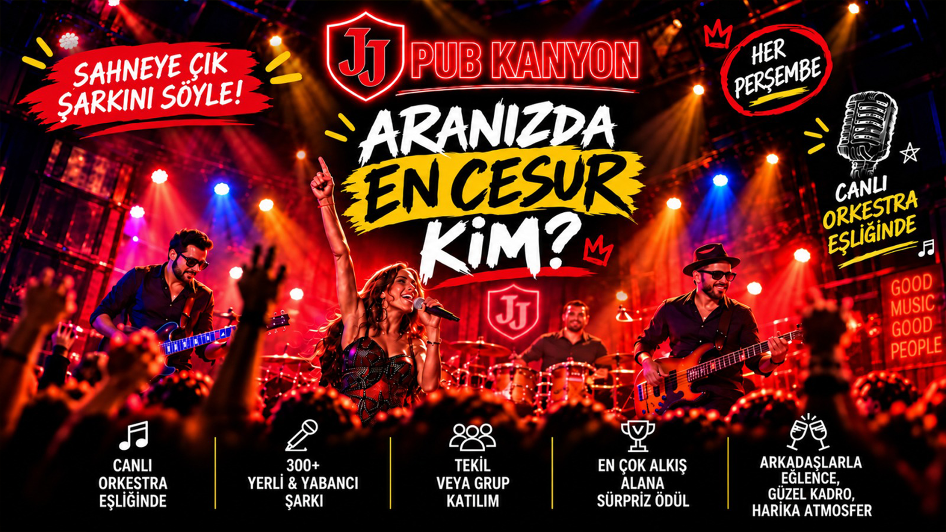 ARANIZDA EN CESUR KİM? - Canlı Karaoke afişi