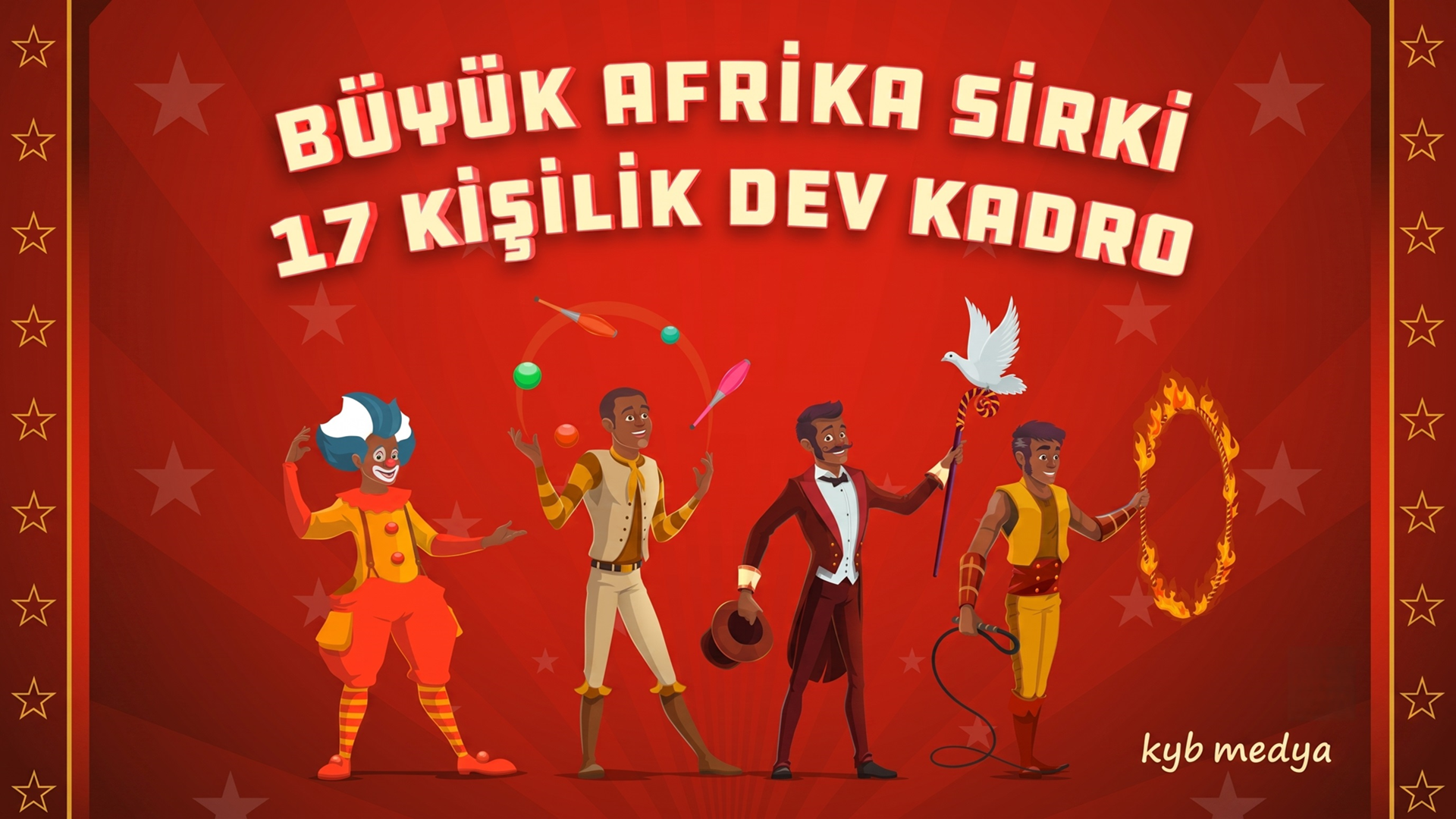 Büyük Afrika Sirki afişi
