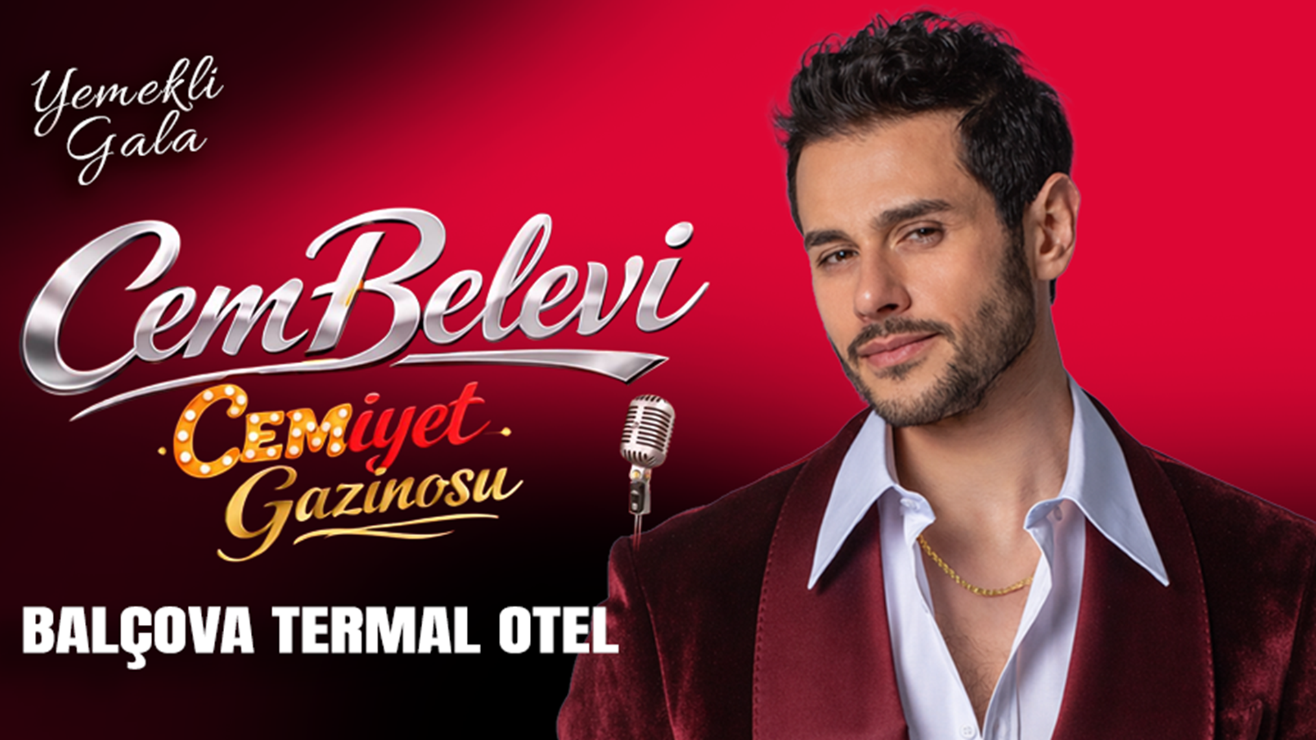 Cem Belevi Cemiyet Gazinosu Yemekli Gala afişi