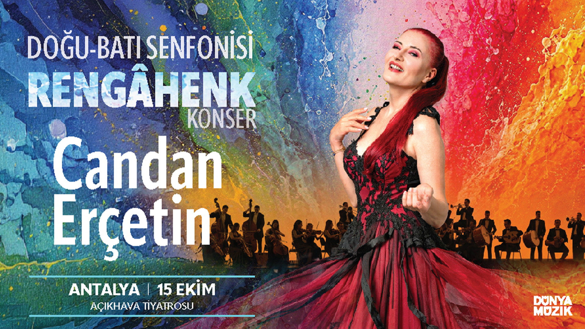 Candan Erçetin - Doğu Batı Senfonisi - Rengahenk Konser afişi