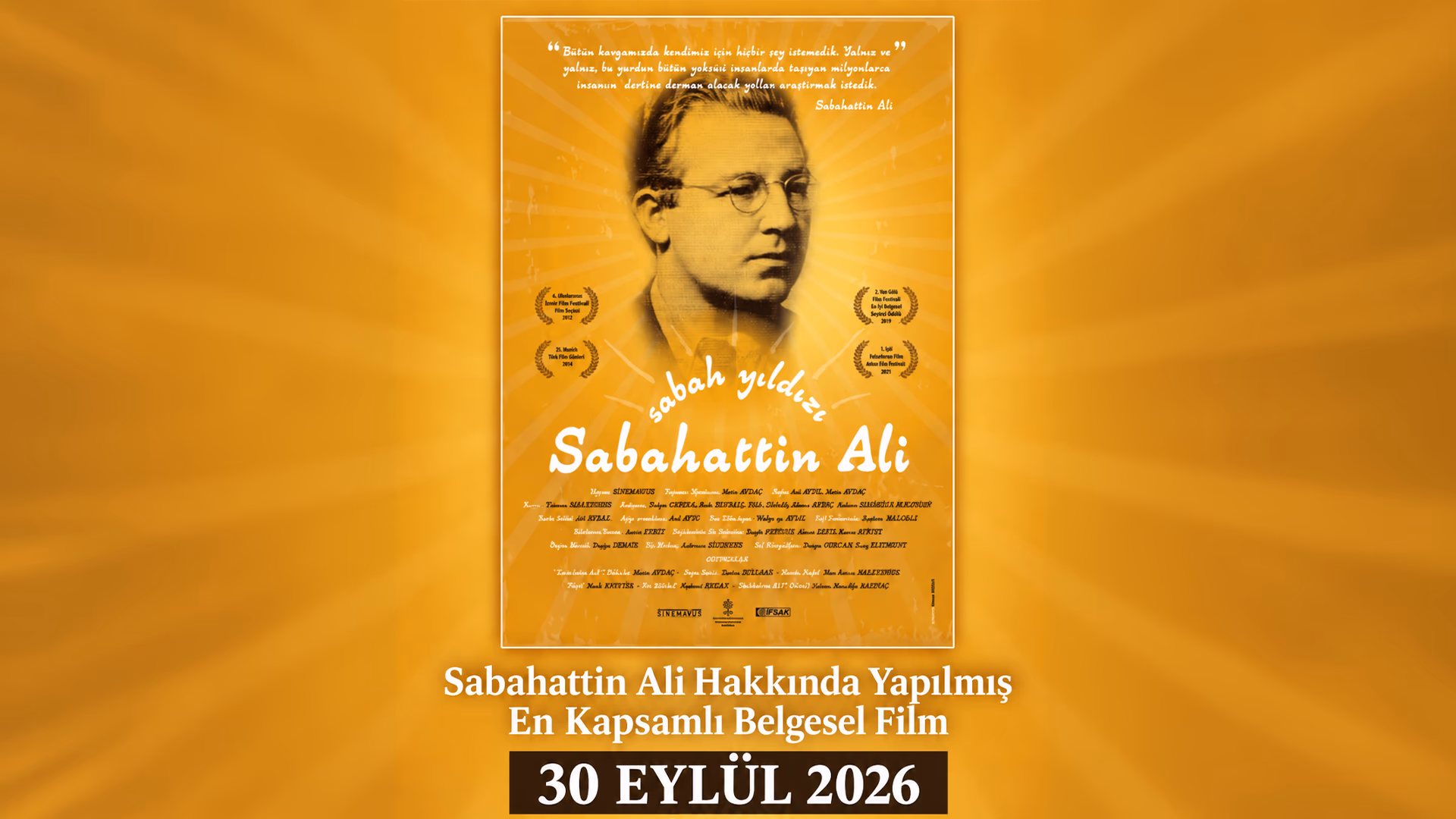 Sabahattin Ali Belgeseli Sabah Yıldızı