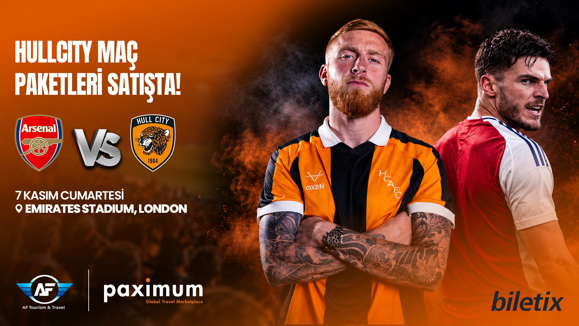 Arsenal - Hull City Maç Paketi afişi