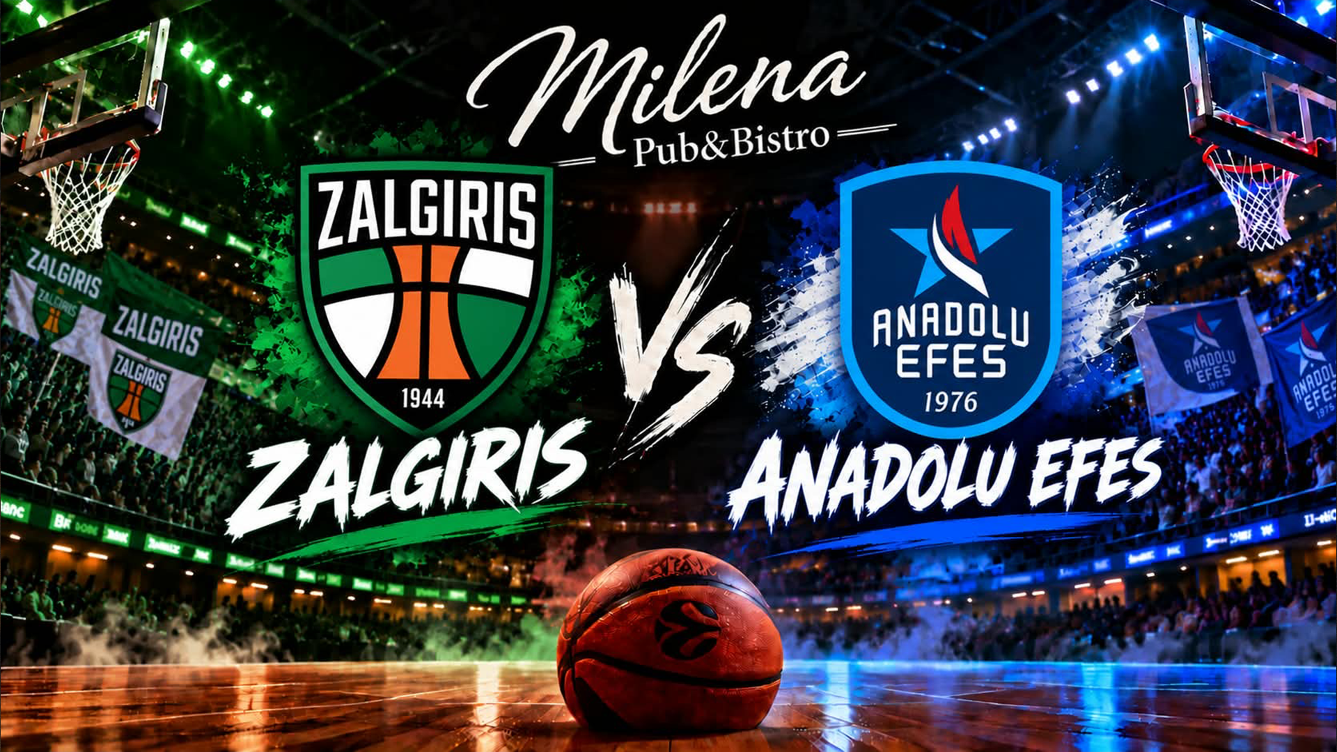 Zalgiris - Anadolu Efes  - Euroleague
 afişi