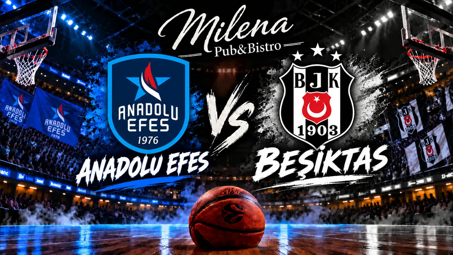 Anadolu Efes - Beşiktaş - Euroleague
 afişi