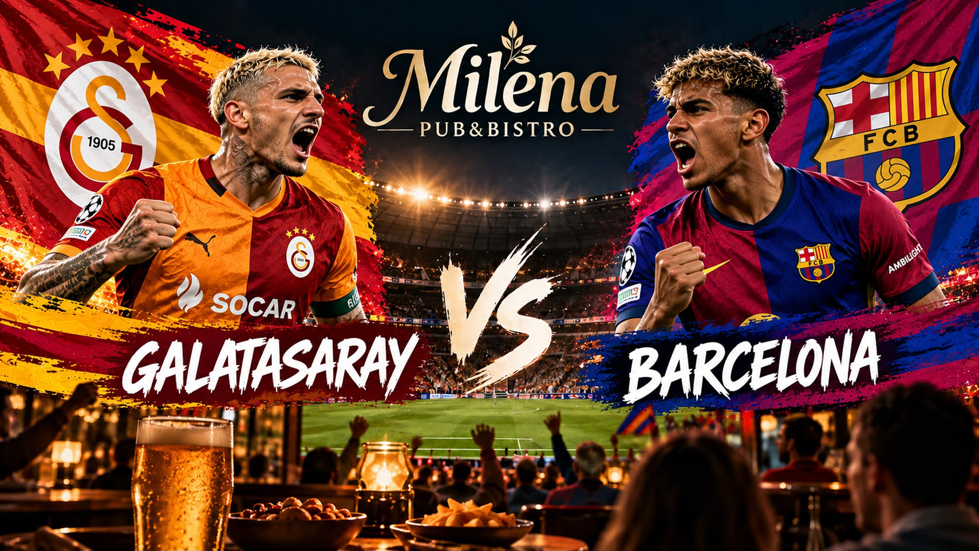 Galatasaray - Barcelona afişi