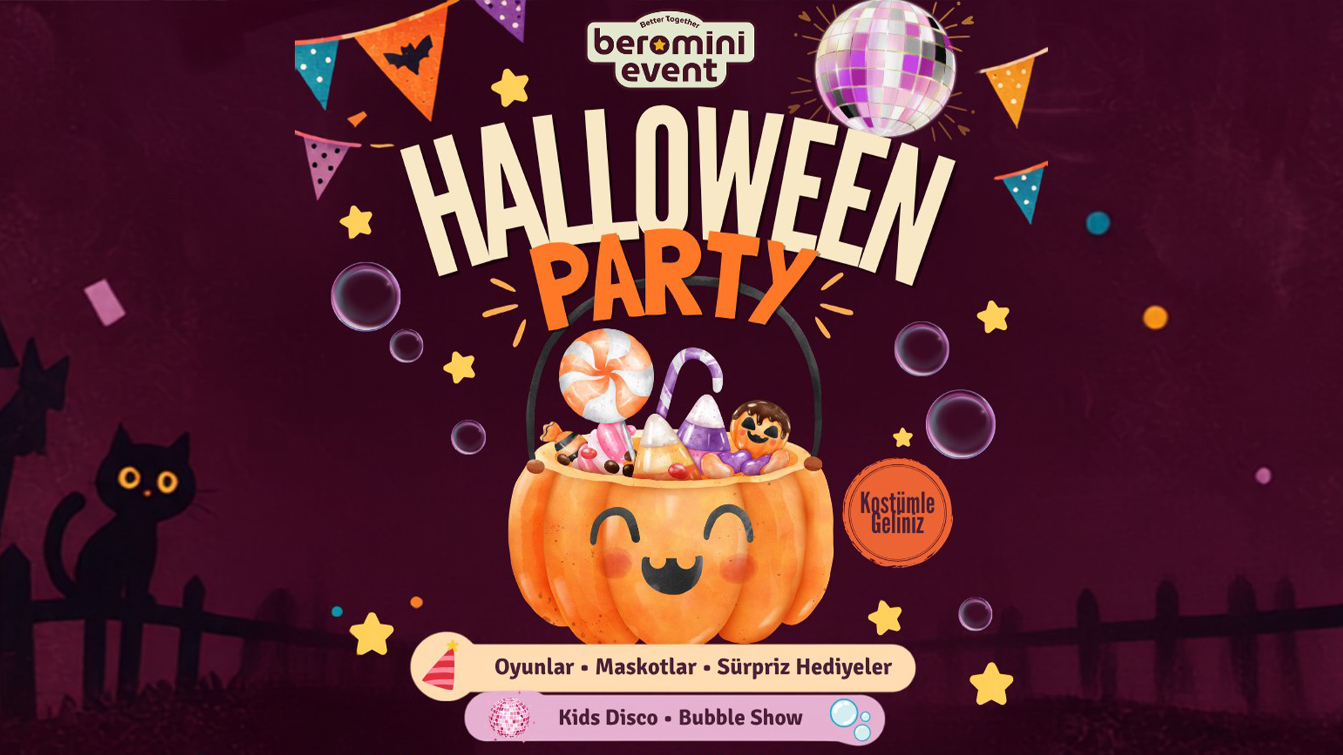 Bodrum Halloween Kids Party afişi