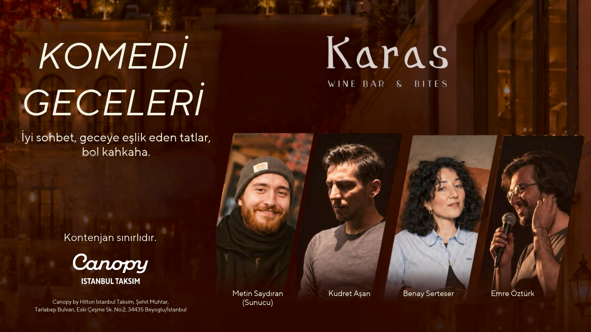 Karas Komedi Geceleri afişi
