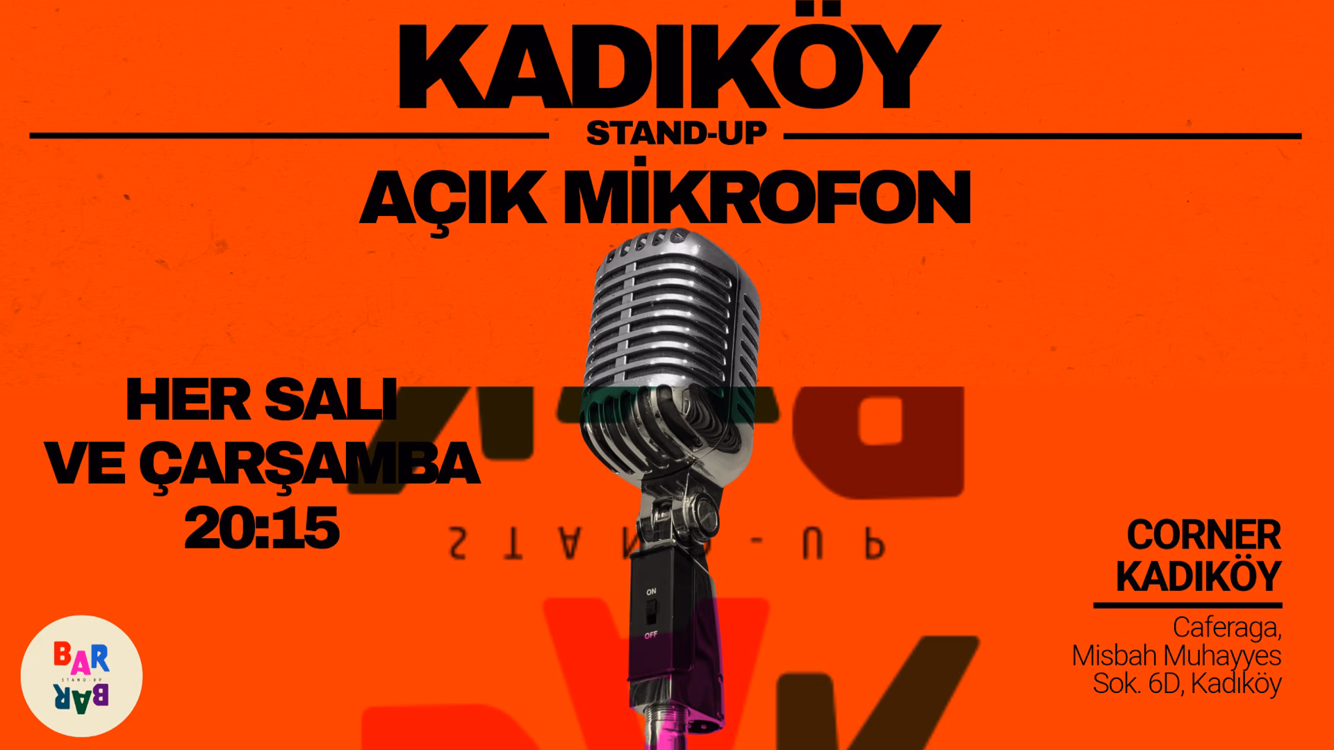 Kadıköy Açık Mikrofon Stand Up Konseri
