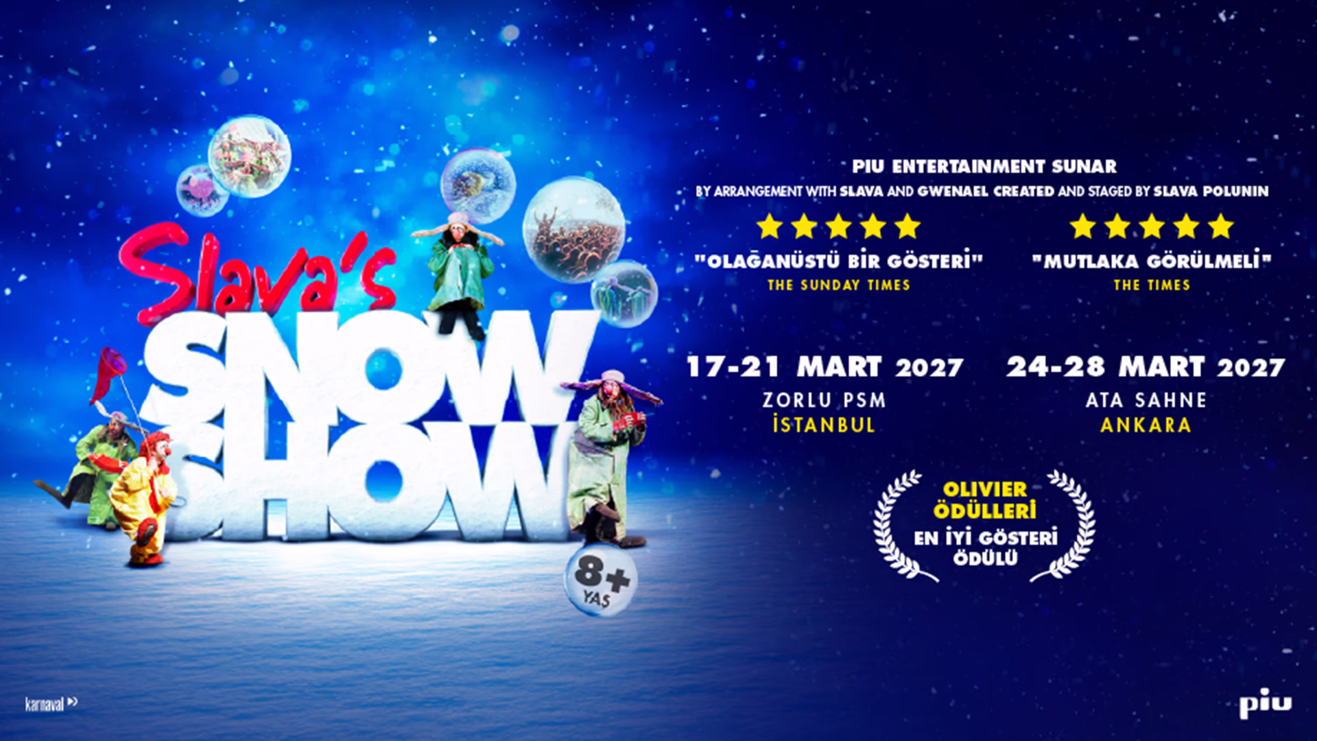 Slava's Snow Show Konseri Afiş