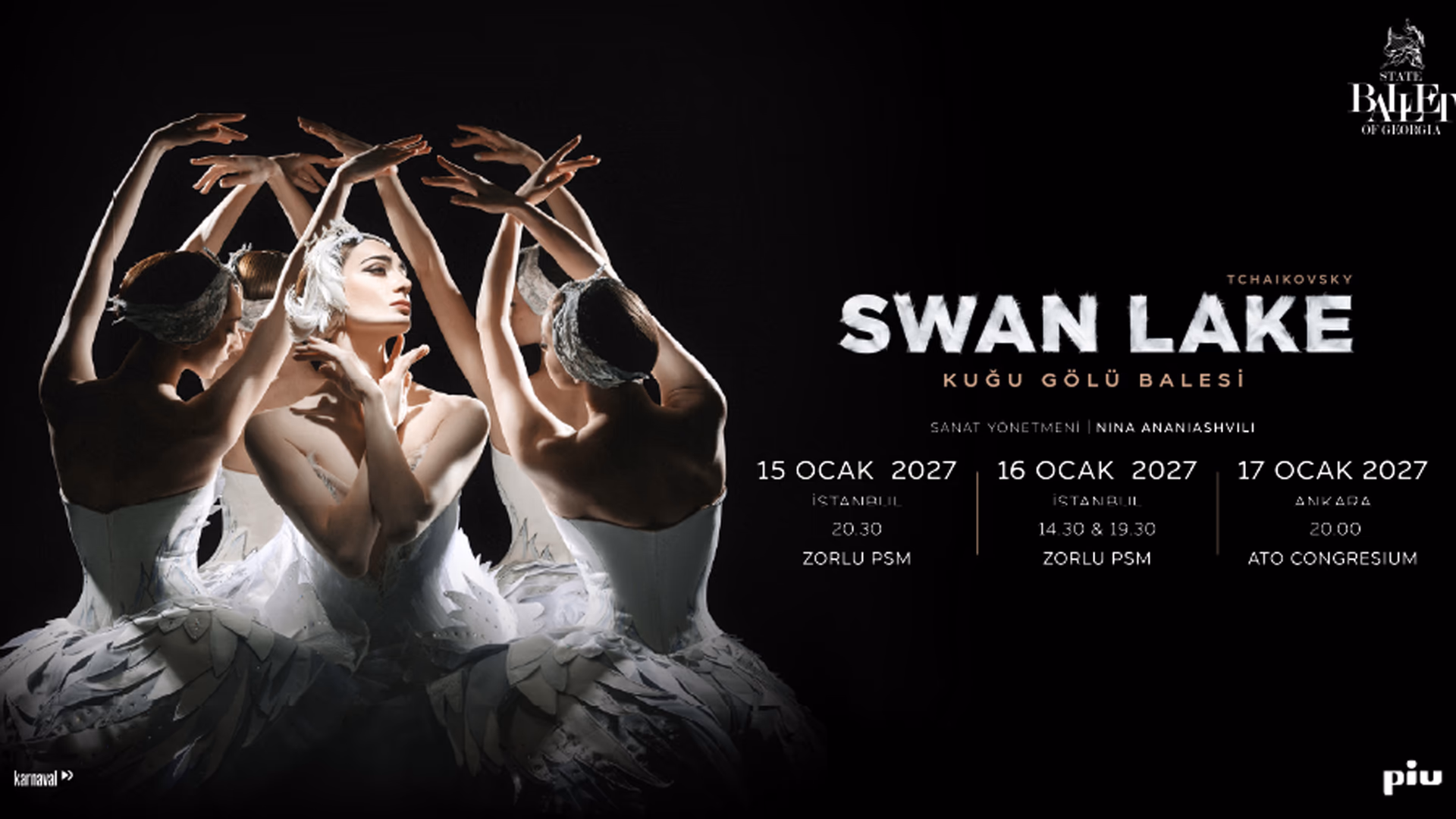 Swan Lake (Kuğu Gölü Balesi) - State Ballet of Georgia