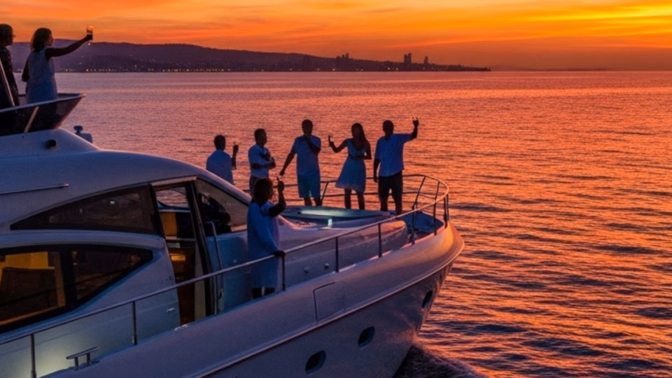 Boğaz Gün Batımı Gezisi – İstanbul'da Lüks Yat Deneyimi