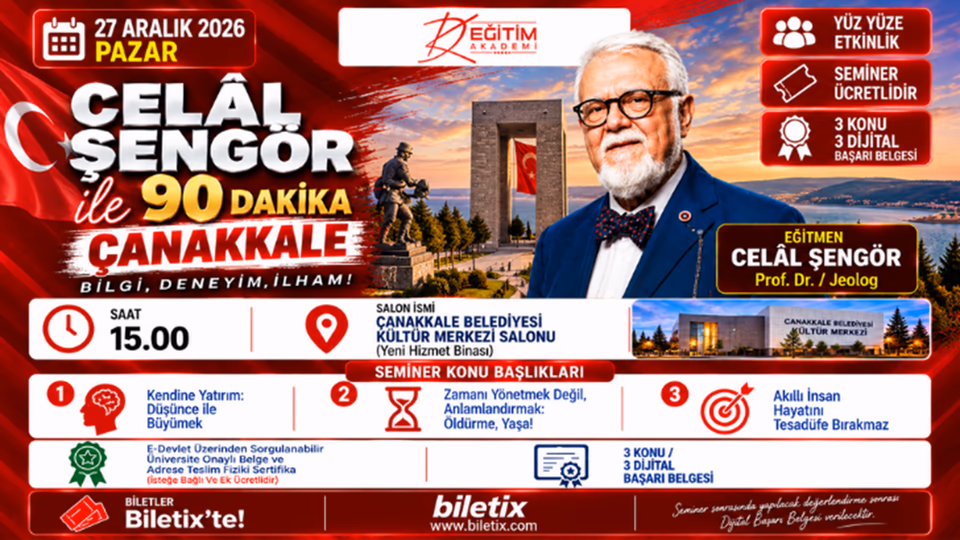 Celal Şengör ile 90 Dakika - Çanakkale