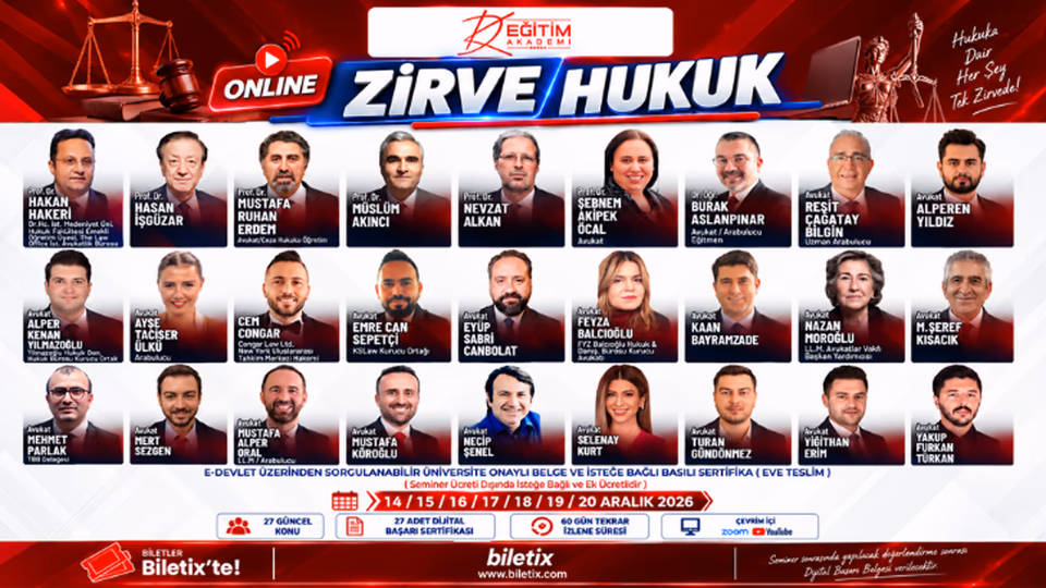 Online Zirve Hukuk Semineri