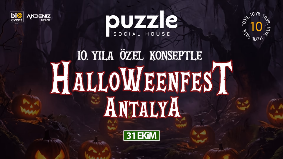 Halloweenfest Antalya 10. Yıl