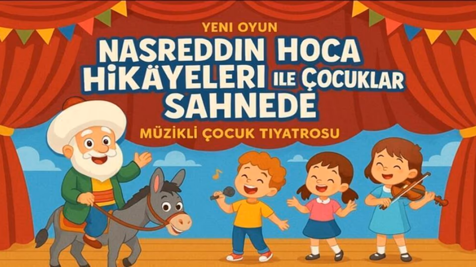 Nasreddin Hoca ile Çocuklar Sahnede