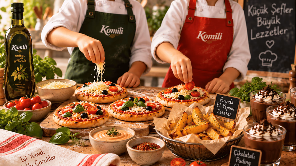 Komili Zeytinyağı İle Çocuk Şefler Mutfakta (7-10 Yaş)