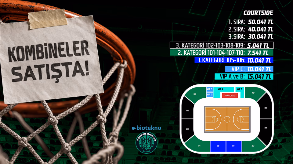 Biotekno Körfez Basket 26-27 Sezonu Kombine