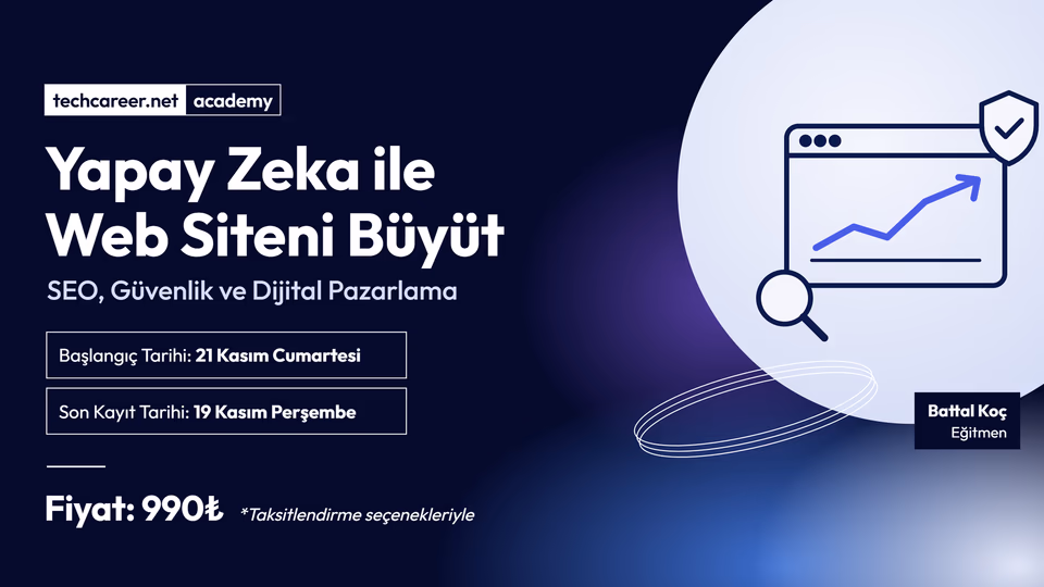 Yapay Zeka ile Web Sitesini Büyüt: SEO, Güvenlik ve Dijital
Pazarlama