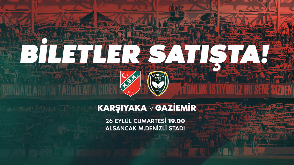 Karşıyaka - Gaziemir G.O.G Spor.Yat.A.Ş etkinlik afişi