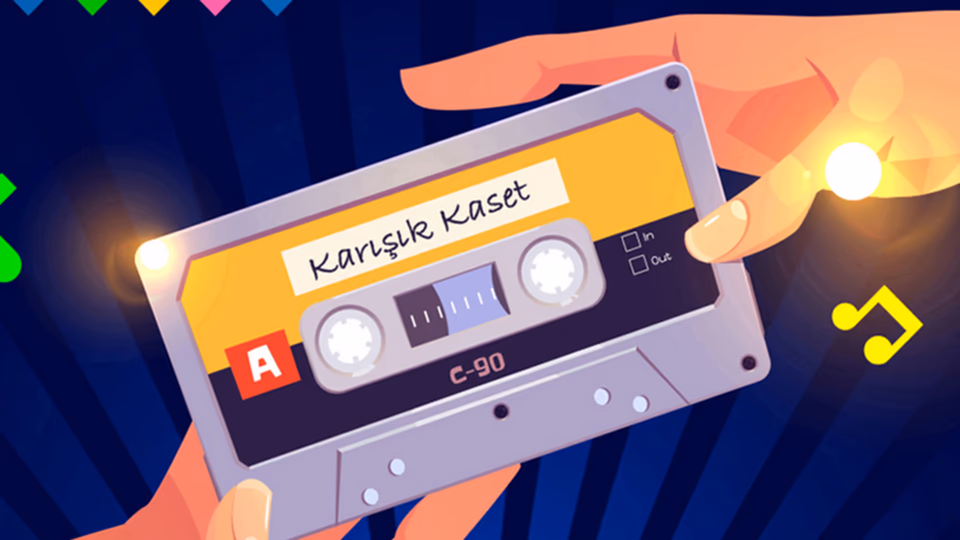 Karışık Kaset 90lar 2000ler Türkçe Pop Parti
