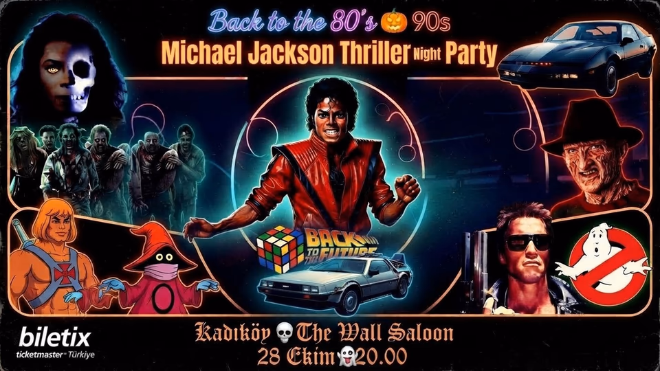 MJ Thriller Night - Back To The 80s - 90s Party