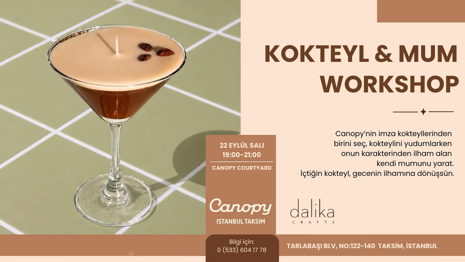 Kokteyl & Mum Workshop