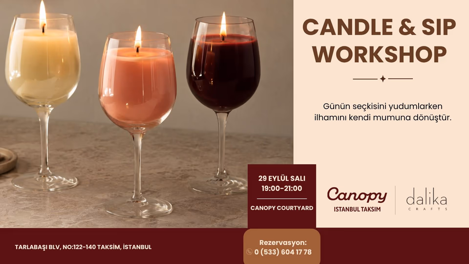 Candle & Sip Workshop