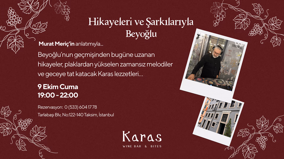 Murat Meriç ile Hikayeleri & Şarkılarıyla Beyoğlu