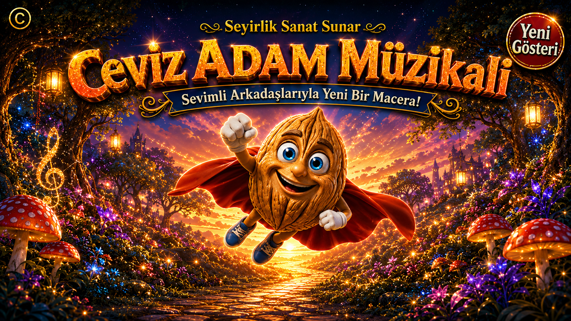 Ceviz Adam Müzikali - Sevimli Arkadaşlarıyla Yeni Bir Macera afişi