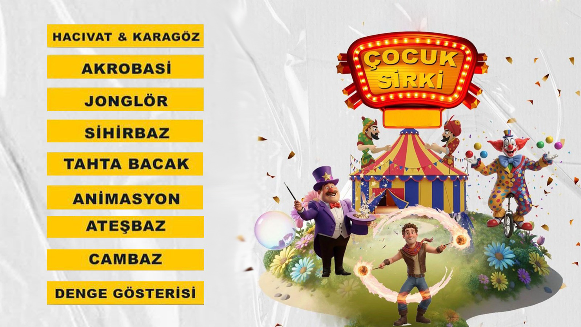 Çocuk Sirki afişi
