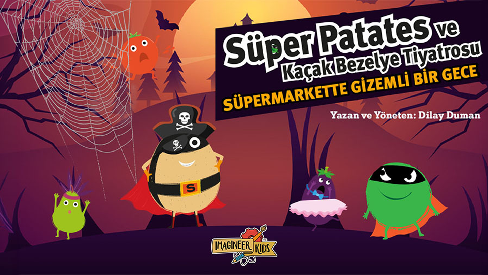 Süper Patates ve Kaçak Bezelye – Gizemli Bir Gece afişi
