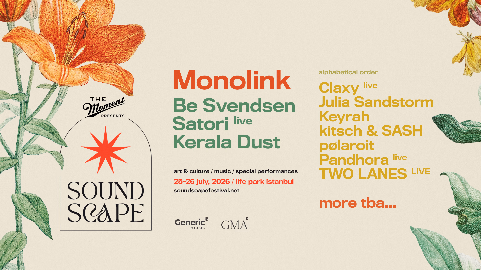 Soundscape Festival Istanbul 2026 - Kombine Konseri