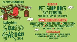 Babylon Soundgarden Istanbul 2014 Bonus Parkorman 24 Mayıs 2014 biletleri.
