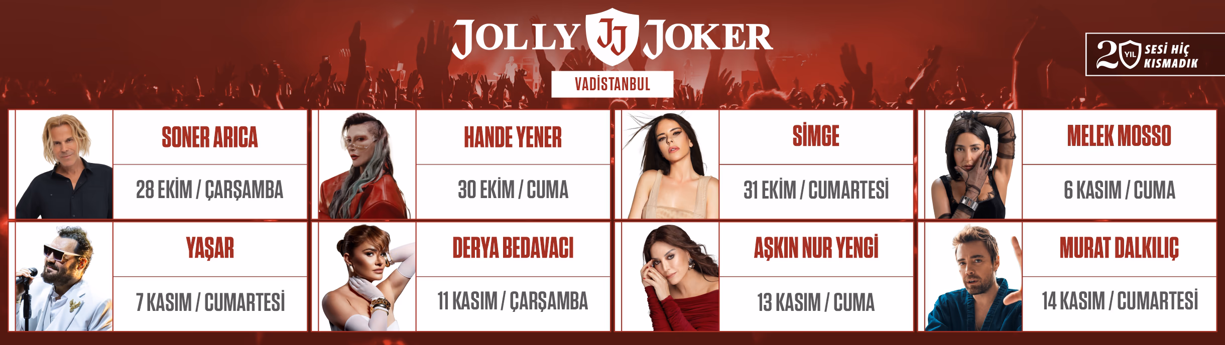 Jolly Joker Vadistanbul Konserleri