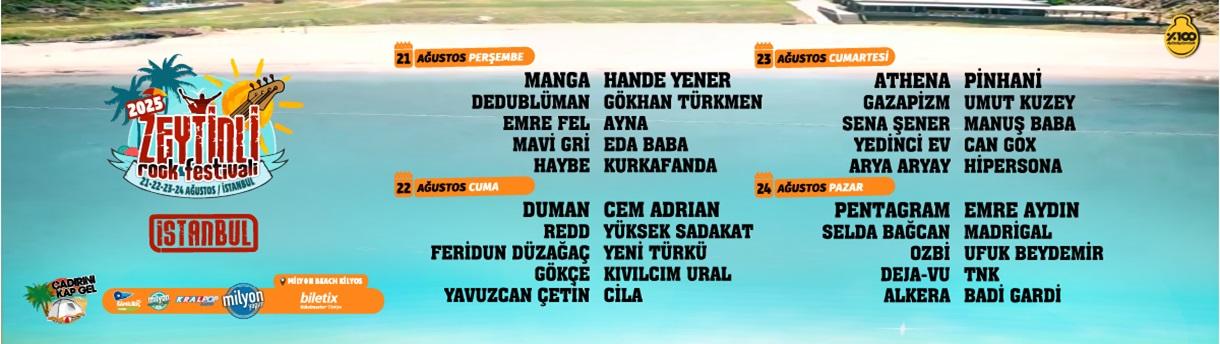 Zeytinli Rock Festivali 2025