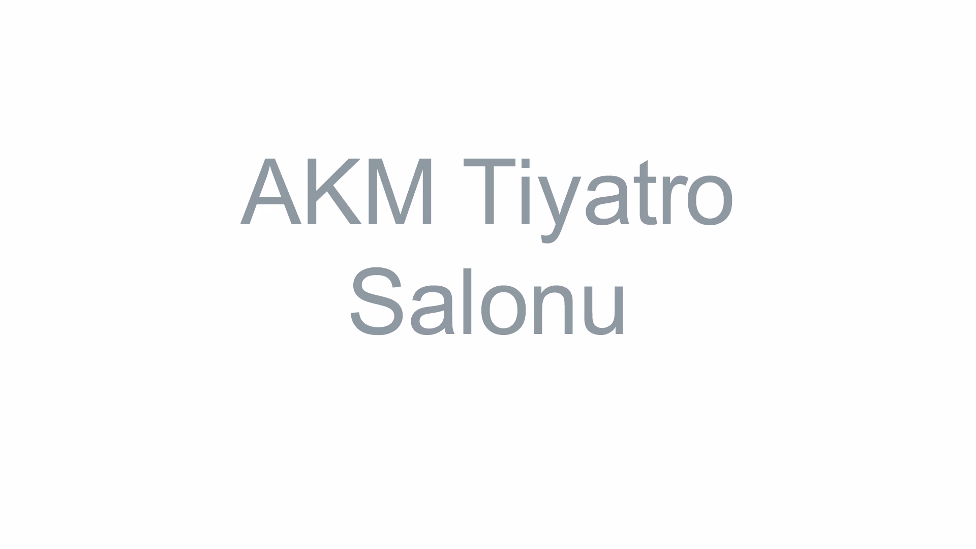 AKM Tiyatro Salonu