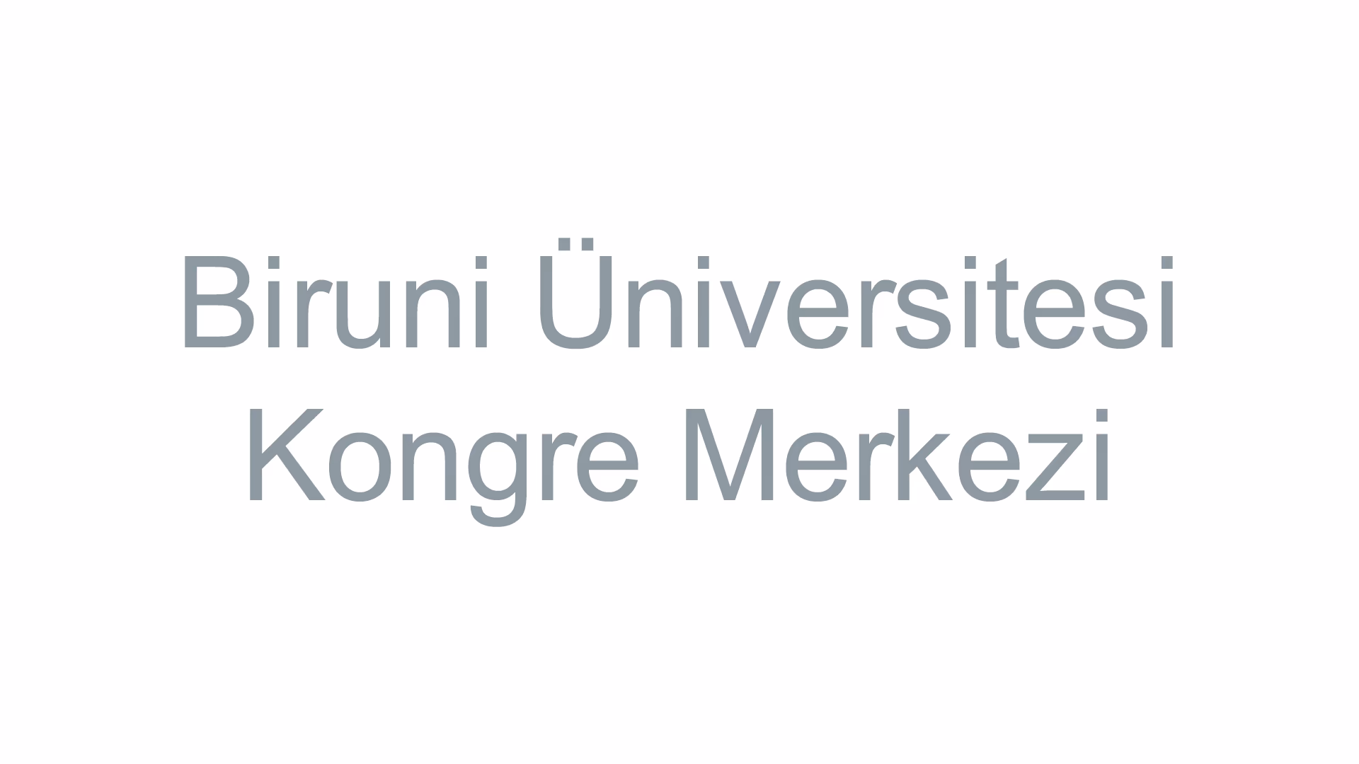 Biruni Üniversitesi Kongre Merkezi