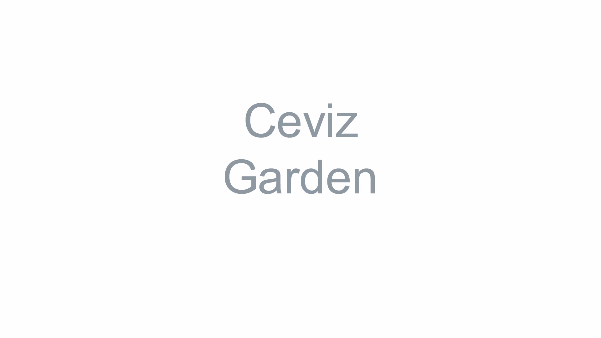 Ceviz Garden