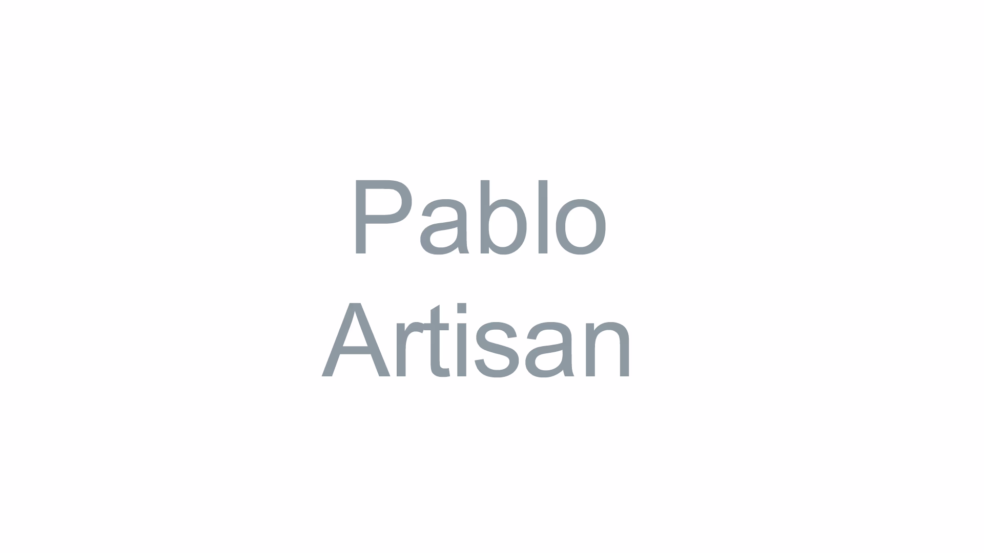 Pablo Artisan