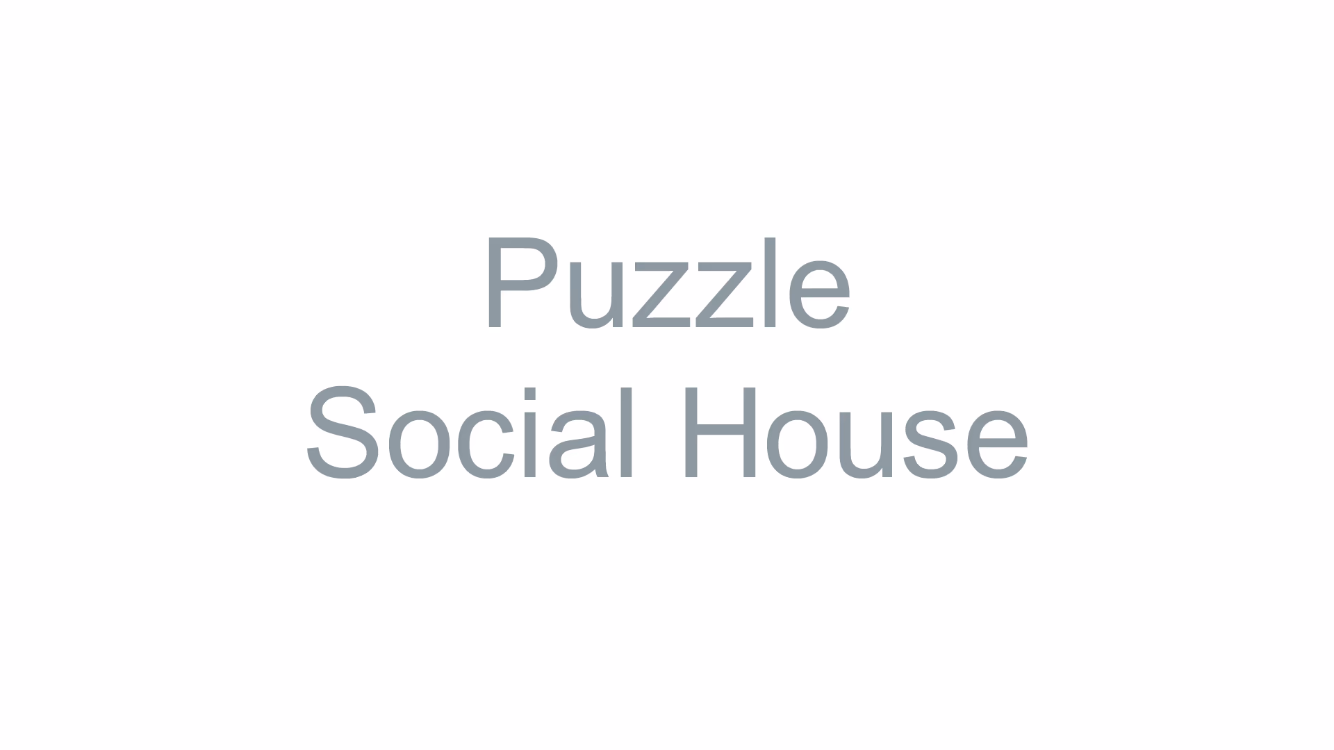 Puzzle Social House