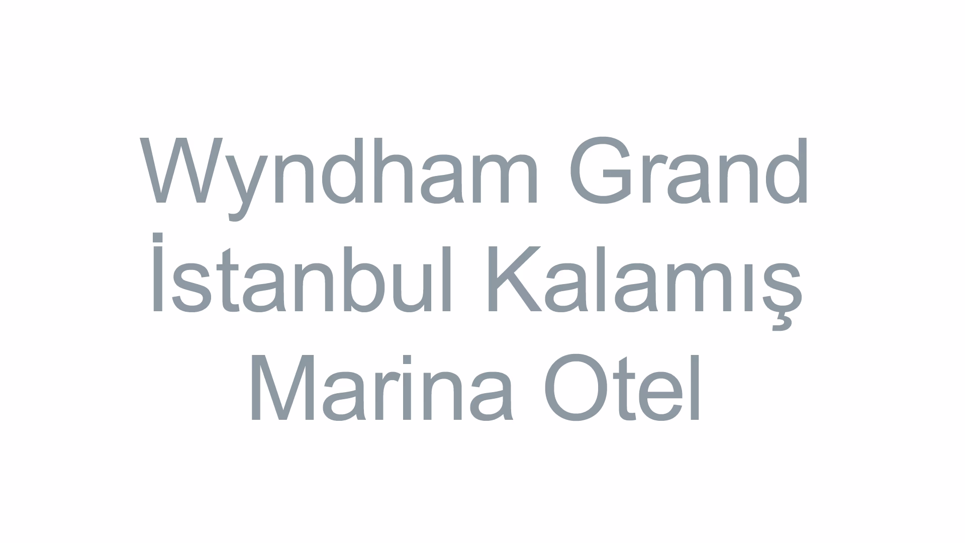 Wyndham Grand İstanbul Kalamış Marina Otel