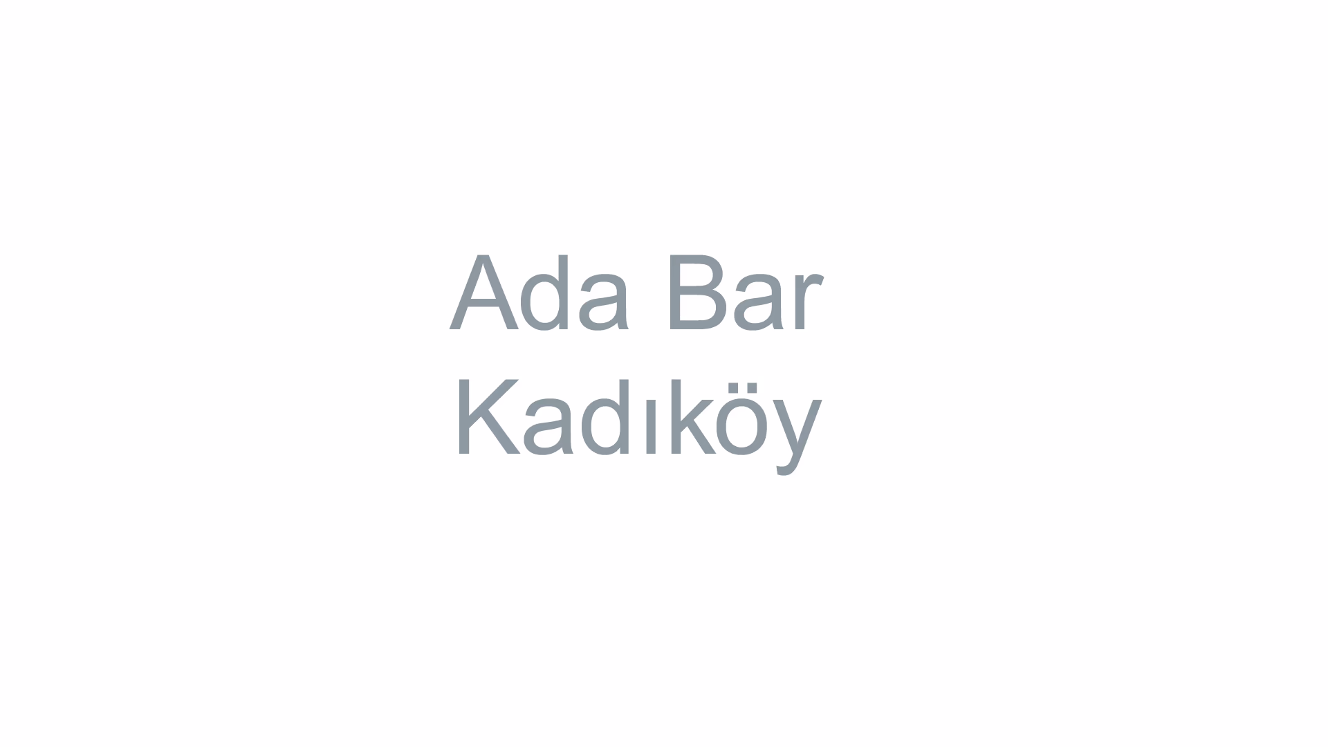 Ada Bar Kadıköy
