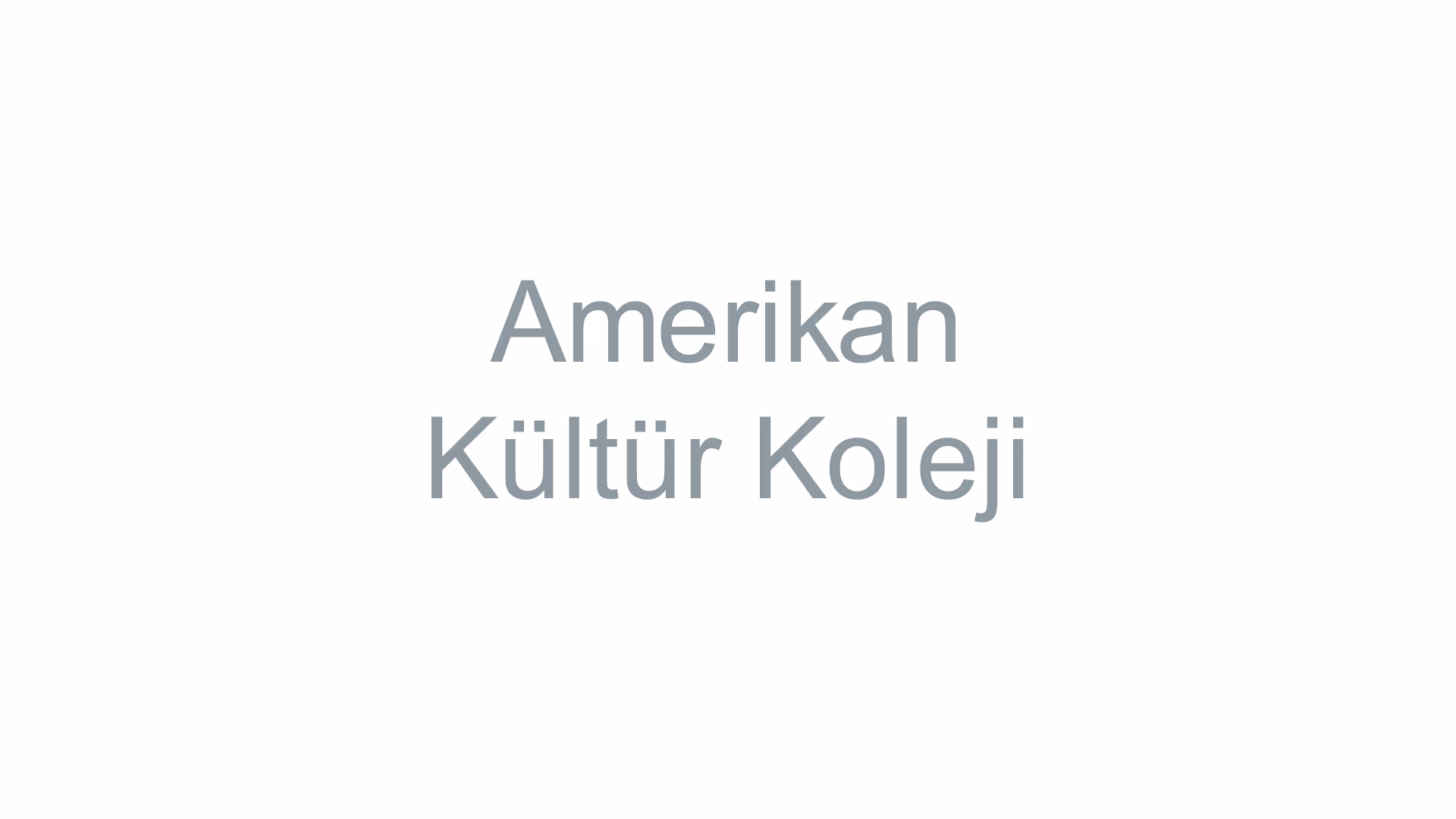 Amerikan Kültür Koleji